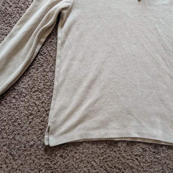 Polo Ralph Lauren Pullover Sweater Men’s L Beige 1/4 Zip - Picture 4 of 13